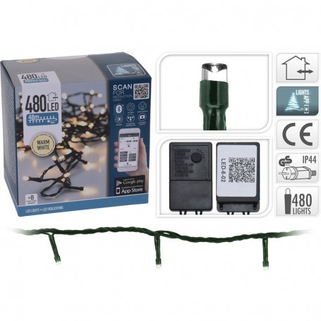 Comprar Guirnalda 480 Led 48 M Blanca App  Importacion 324088 al Mejor Precio