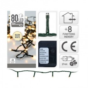 Comprar Guirnalda 80 Led 8 Metros 8 Funciones  Importacion 324077 al Mejor Precio