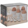 Comprar Hueveras + Cucharas Porcelana 4+4 Juego Excellent 257065 al Mejor Precio