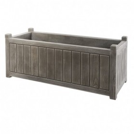 Comprar Jardinera Charme 100X40X40 Gris  Eda 214034 al Mejor Precio