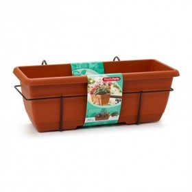 Comprar Jardinera Con Soporte 50 Cm 11907  Plasticforte 35024 al Mejor Precio