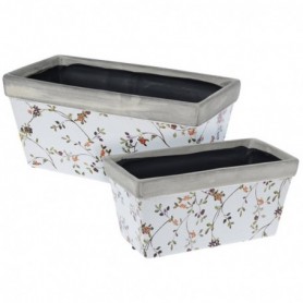 Comprar Jardinera Loza Decorada 260X125X120 Mm  Importacion 143947 al Mejor Precio