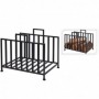 Comprar Leñero Metal 41X31X35 Cm  Importacion 208009 al Mejor Precio
