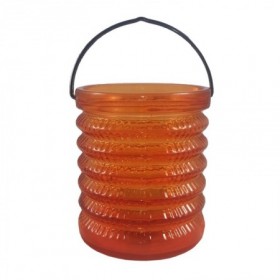 Comprar Linterna Vela Portacero Arancione  Bormioli 103934 al Mejor Precio