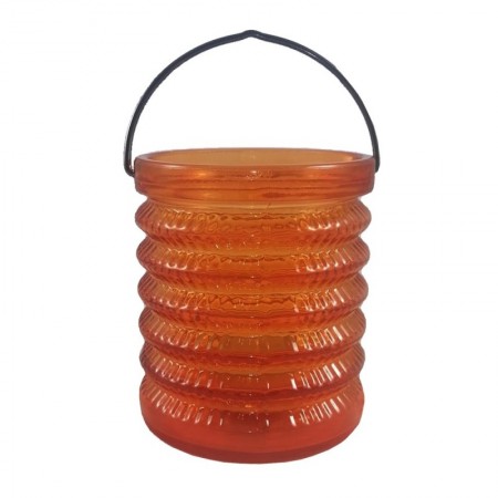 Comprar Linterna Vela Portacero Arancione  Bormioli 103934 al Mejor Precio