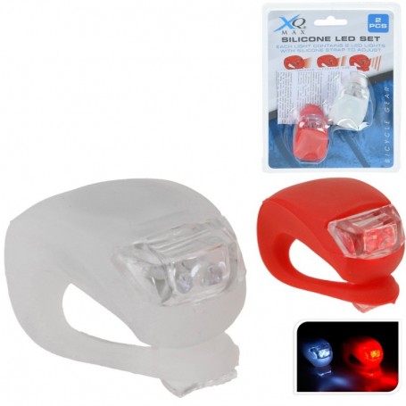 Comprar Luces Bicicleta Silicona 2 Piezas  Blister Xqmax 207548 al Mejor Precio
