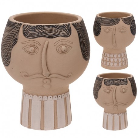 Comprar Maceta Ceramica Busto 17X21 Cm  Importacion 144013 al Mejor Precio