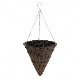 Comprar Maceta Mimbre Colgar Marron 30X34 Cm  Importacion 144007 al Mejor Precio