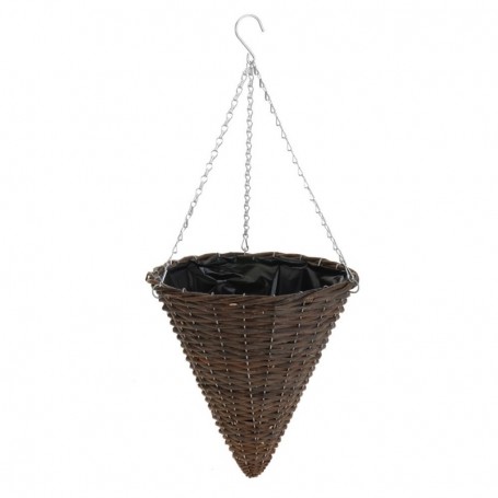 Comprar Maceta Mimbre Colgar Marron 30X34 Cm  Importacion 144007 al Mejor Precio