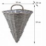 Comprar Maceta Mimbre Pared Asa 32 Cm  Importacion 144006 al Mejor Precio