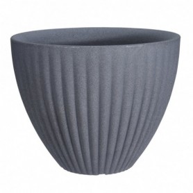 Comprar Maceta Resina Gris 39 Cm  Importacion 144055 al Mejor Precio
