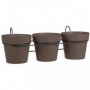 Comprar Macetas Toscane 13 Cm + Soporte Beige Lote 3 Eda 214029 al Mejor Precio