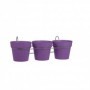 Comprar Macetas Toscane 13 Cm + Soporte Moradas Lote 3 Eda 214030 al Mejor Precio