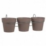 Comprar Macetas Toscane 15 Cm + Soporte Beige Lote 3 Eda 214055 al Mejor Precio