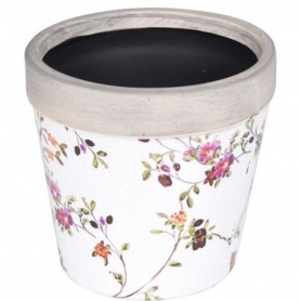 Comprar Macetero Ceramico 12X12 Cm Decorada  Importacion 144086 al Mejor Precio