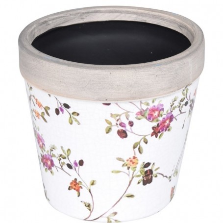 Comprar Macetero Ceramico 12X12 Cm Decorada  Importacion 144086 al Mejor Precio