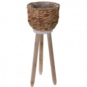 Comprar Macetero Maiz 3 Patas Madera 20X55 Cm  Importacion 144084 al Mejor Precio
