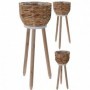 Comprar Macetero Maiz 3 Patas Madera 25X65 Cm  Importacion 144085 al Mejor Precio