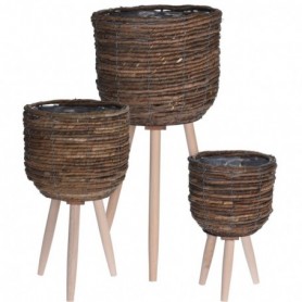 Comprar Maceteros 3 Pies 17+21+30 Cm Lote 3 Importacion 144071 al Mejor Precio
