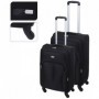 Comprar Maletas Ruedas Lona Negra 50+60 Cm Lote 2 Proworld 201144 al Mejor Precio