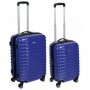 Comprar Maletas Ruedas Policarbonato Azul 50 Y 60 Cm Lote 2 Importacion 201138 al Mejor Precio