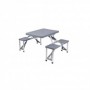 Comprar Mesa + 4 Taburetes Plegables Gris  Redcliffs 206618 al Mejor Precio