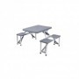 Comprar Mesa + 4 Taburetes Plegables Gris  Redcliffs 206618 al Mejor Precio