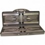 Comprar Mesa + 4 Taburetes Plegables Gris  Redcliffs 206618 al Mejor Precio