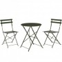 Comprar Mesa 60 Cm + 2 Sillas Plegables Metal Verde Conjunto Importacion 206943 al Mejor Precio