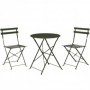 Comprar Mesa 60 Cm + 2 Sillas Plegables Metal Verde Conjunto Importacion 206943 al Mejor Precio