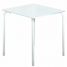 Comprar Mesa Acero 70X70Cm Compac Blanca 4270  Garden Life 206384 al Mejor Precio