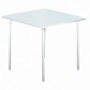 Comprar Mesa Acero 80X80 Cm  Blanca Compac 4280  Garden Life 206386 al Mejor Precio