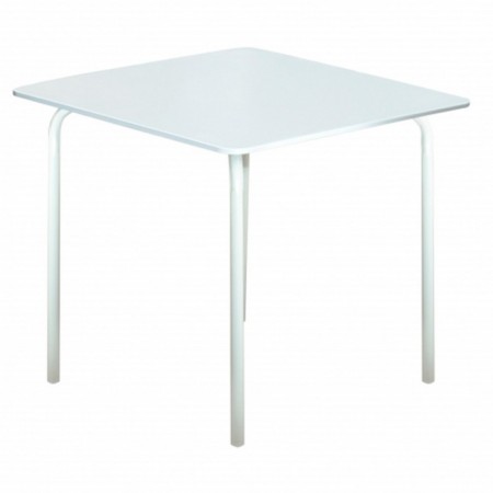 Comprar Mesa Acero 80X80 Cm  Blanca Compac 4280  Garden Life 206386 al Mejor Precio