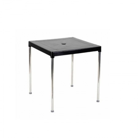 Comprar Mesa Apilable 70X70 Cm Aluminio Negro 4026/06  Garden Life 206308 al Mejor Precio