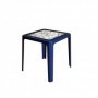 Comprar Mesa Apilable 70X70 Cm Azul Marmol 4025  Garden Life 206253 al Mejor Precio