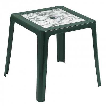 Comprar Mesa Apilable 70X70 Cm Verde Marmol 4025Vm  Garden Life 206311 al Mejor Precio