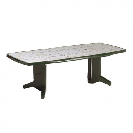 Comprar Mesa Decorada 180/230X100 Cm Verde 4080Vc  Garden Life 206270 al Mejor Precio