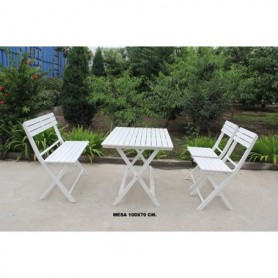 Comprar Mesa Madera + 2 Sillas + Banco Retiro1 Conjunto Dl 208503 al Mejor Precio
