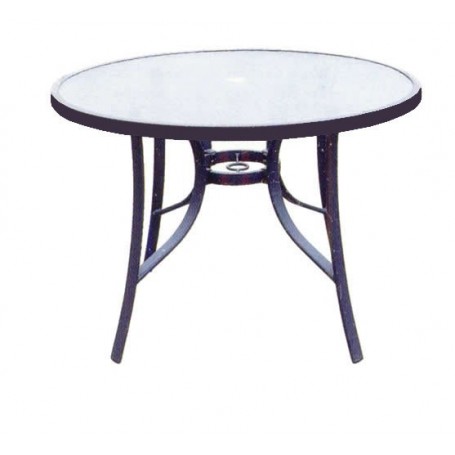 Comprar Mesa Metal Vidrio Rios 90 Cm  Dl 206737 al Mejor Precio
