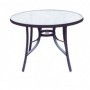 Comprar Mesa Metal Vidrio Rios 90 Cm  Dl 206737 al Mejor Precio