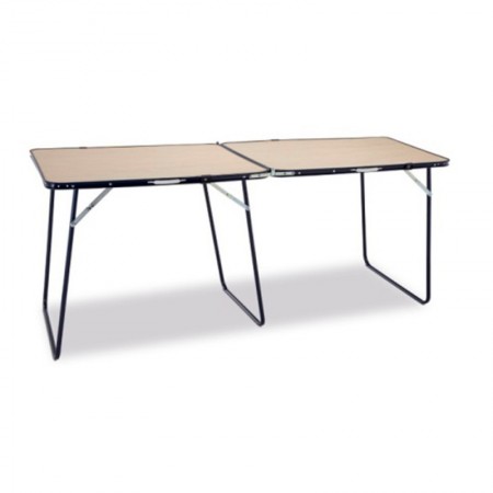 Comprar Mesa Plegable 160X60 Cm Tubo Azul Beige 878Ddc  Eredu 206215 al Mejor Precio