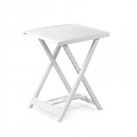 Comprar Mesa Plegable Arno Blanca 50X47X65 Cm  Progarden 206326 al Mejor Precio