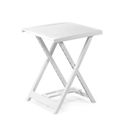 Comprar Mesa Plegable Arno Blanca 50X47X65 Cm  Progarden 206326 al Mejor Precio