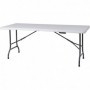 Comprar Mesa Plegable Easy Rattan Blanca 180 Cm  Resol 148032 al Mejor Precio