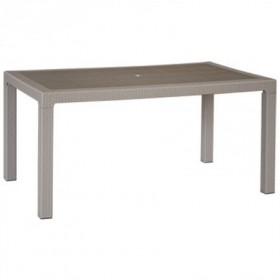 Comprar Mesa Resina 150X90 Cm Taupe 4090/02  Garden Life 206400 al Mejor Precio