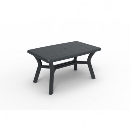 Comprar Mesa Resina Bolero 140X90 Cm Antracita  Resol 148053 al Mejor Precio