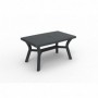 Comprar Mesa Resina Bolero 140X90 Cm Antracita  Resol 148053 al Mejor Precio