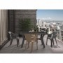 Comprar Mesa Resina Bolero 140X90 Cm Antracita  Resol 148053 al Mejor Precio