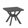 Comprar Mesa Resina Nilo Antracita 79X79 Cm  Progarden 206544 al Mejor Precio
