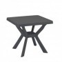 Comprar Mesa Resina Nilo Antracita 79X79 Cm  Progarden 206544 al Mejor Precio